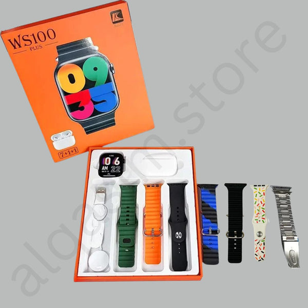 Smart Watch WS100+ With Earbuds - Alqasim - alqasim.storealqasim.storeSmart Watch WS100+ With Earbuds - AlqasimSmart watch